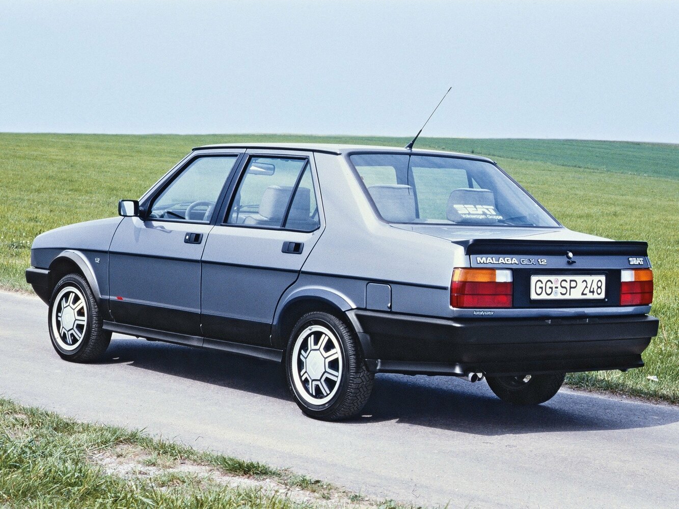 SEAT Malaga, , 1985–1993, Sedan: Rear three-quarter view