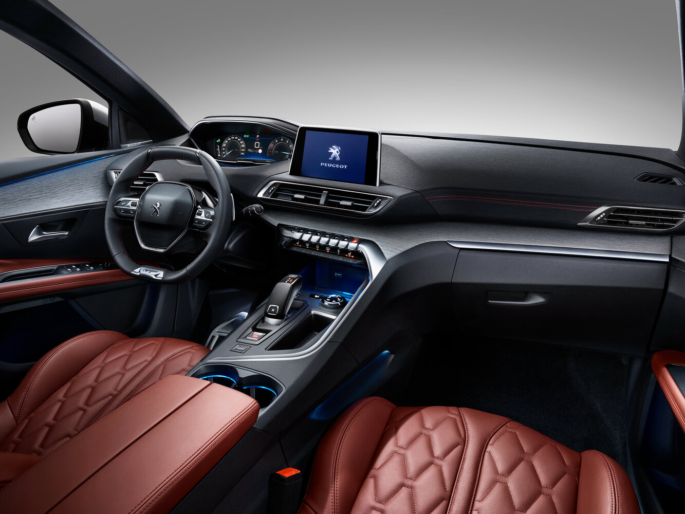 Peugeot 4008, II, 2016–2021, Внедорожник 5 дв.: Передняя часть салона