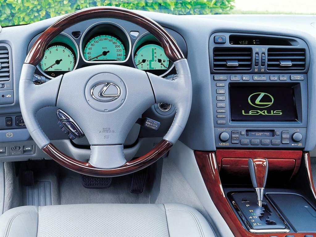 Lexus GS, II facelift, 2000–2004, Sedan: Dashboard