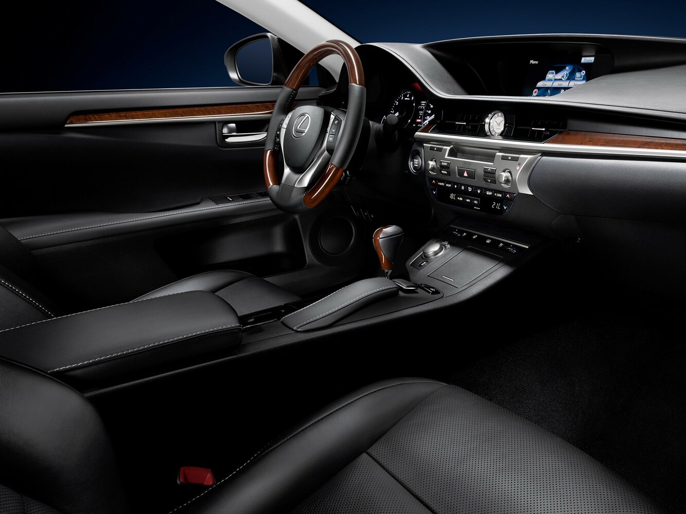 Lexus ES, VI, 2012–2015, Седан: Передняя часть салона