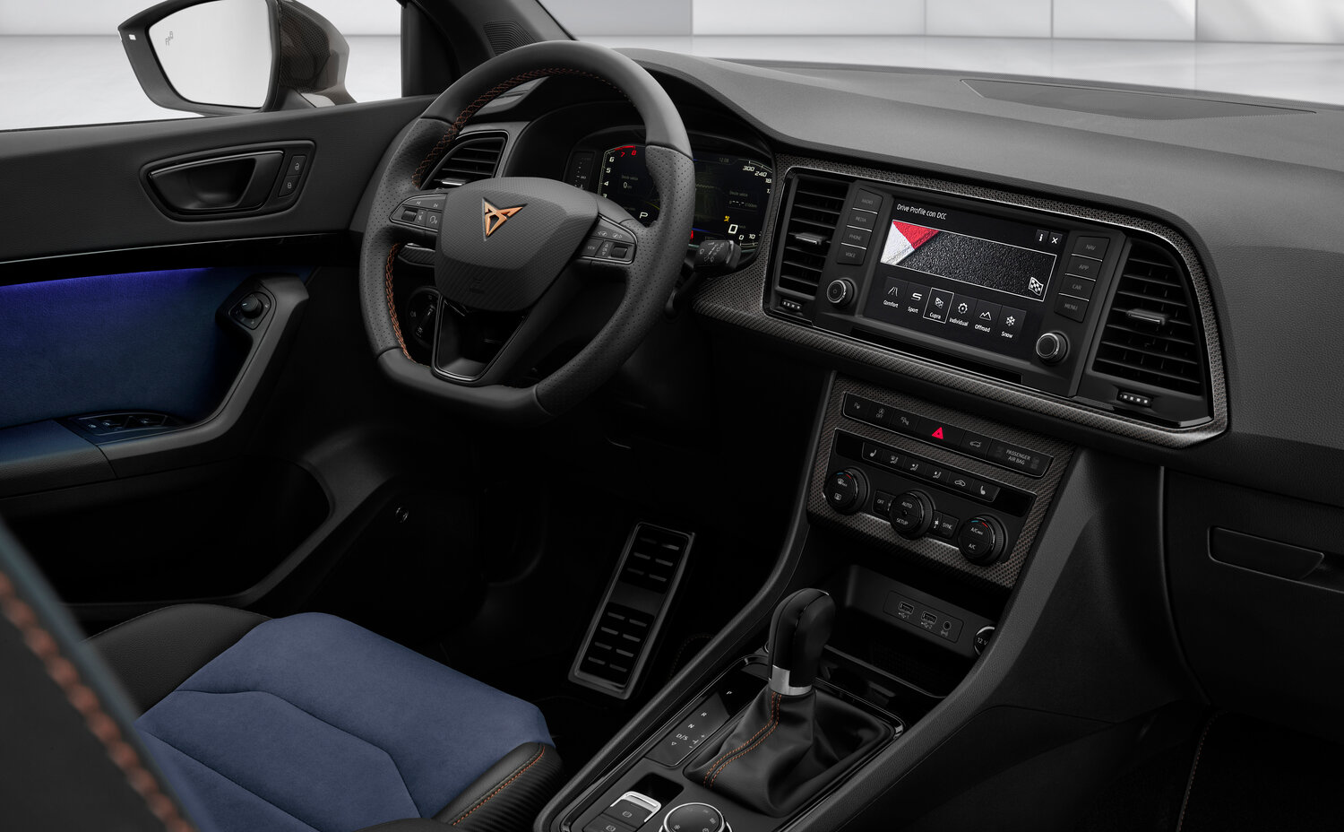 Cupra Ateca, I, 2018–2020, Внедорожник 5 дв.: Передняя часть салона
