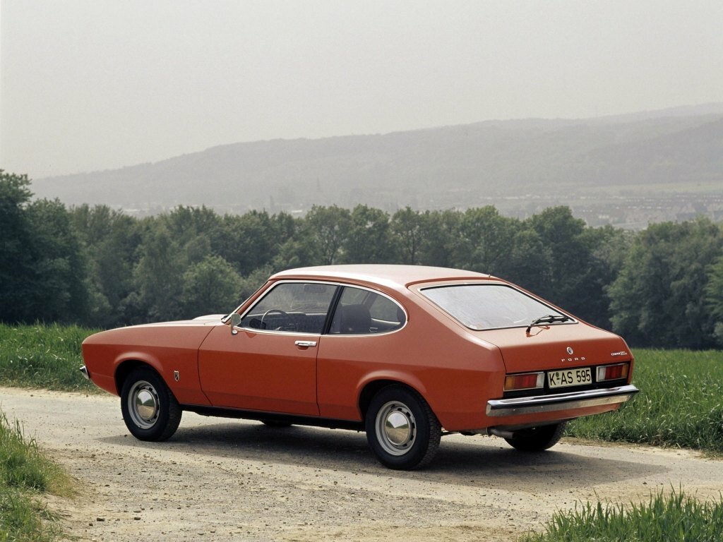 Ford Capri, II, 1974–1977, Coupe: Rear three-quarter view