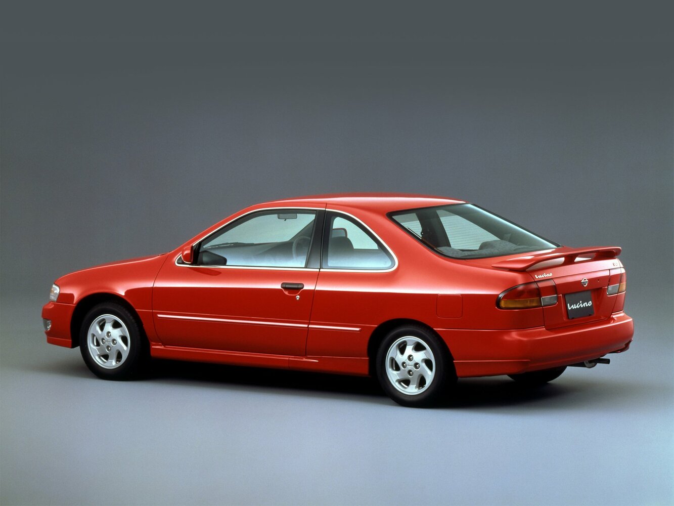 Nissan Lucino, , 1994–1999, Coupe: Rear three-quarter view