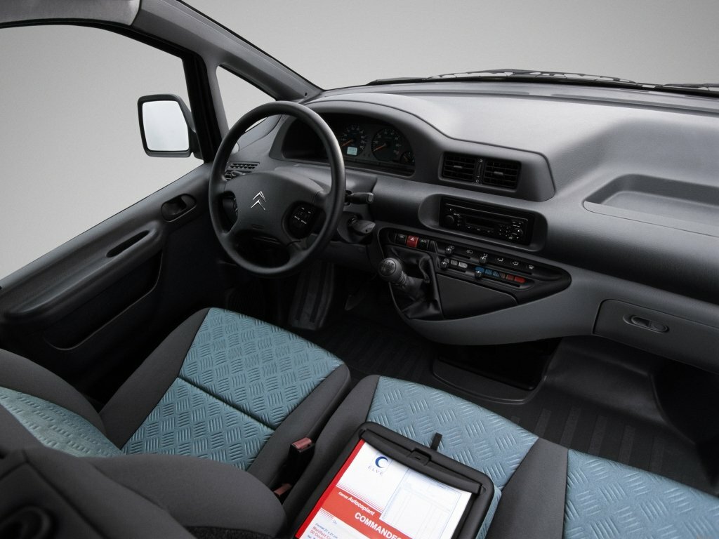 Citroen Jumpy, I, 1994–2007, Minivan: Front cabin