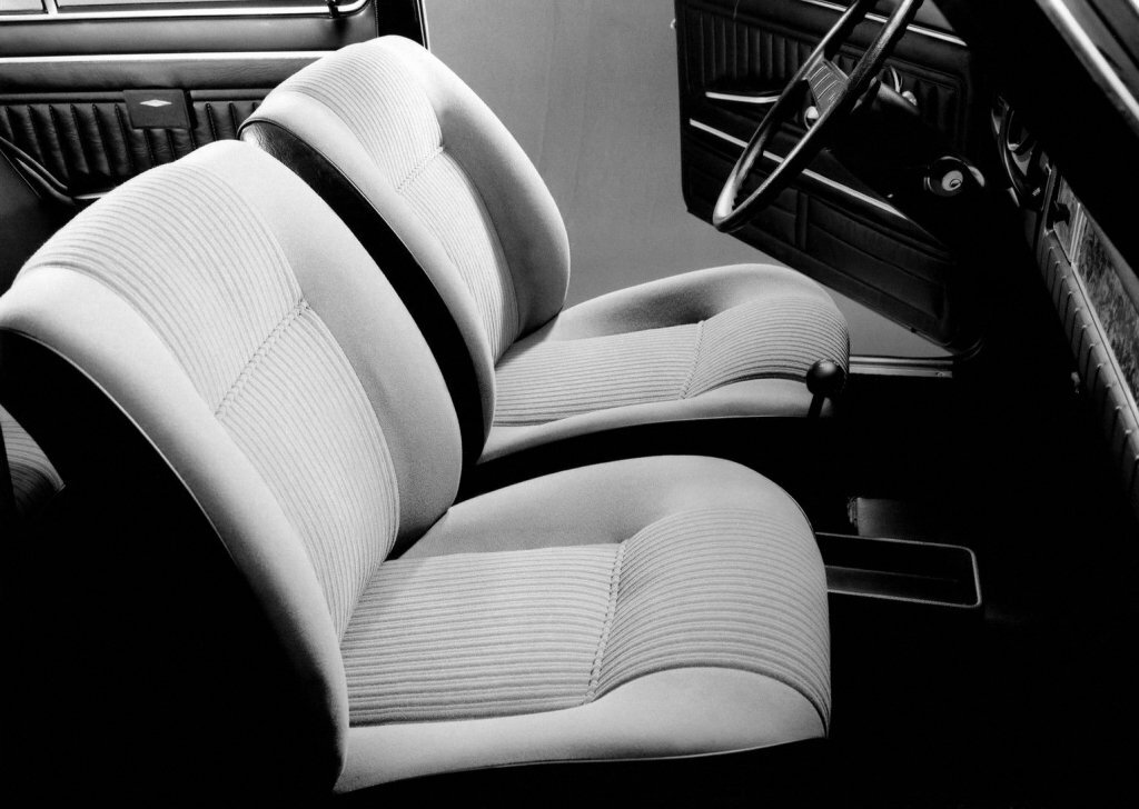 Fiat 128, , 1969–1985, Седан: Передняя часть салона