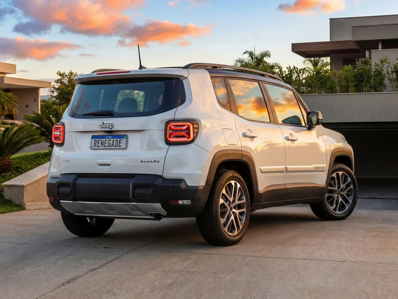 Jeep Renegade, I Рестайлинг 2, 2026–2026, Внедорожник 5 дв.: Вид сзади в три четверти