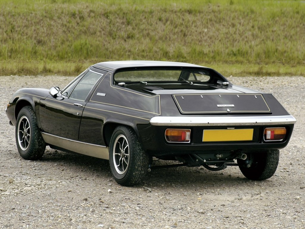 Lotus Europa, , 1970–1976, Купе: Вид сзади в три четверти