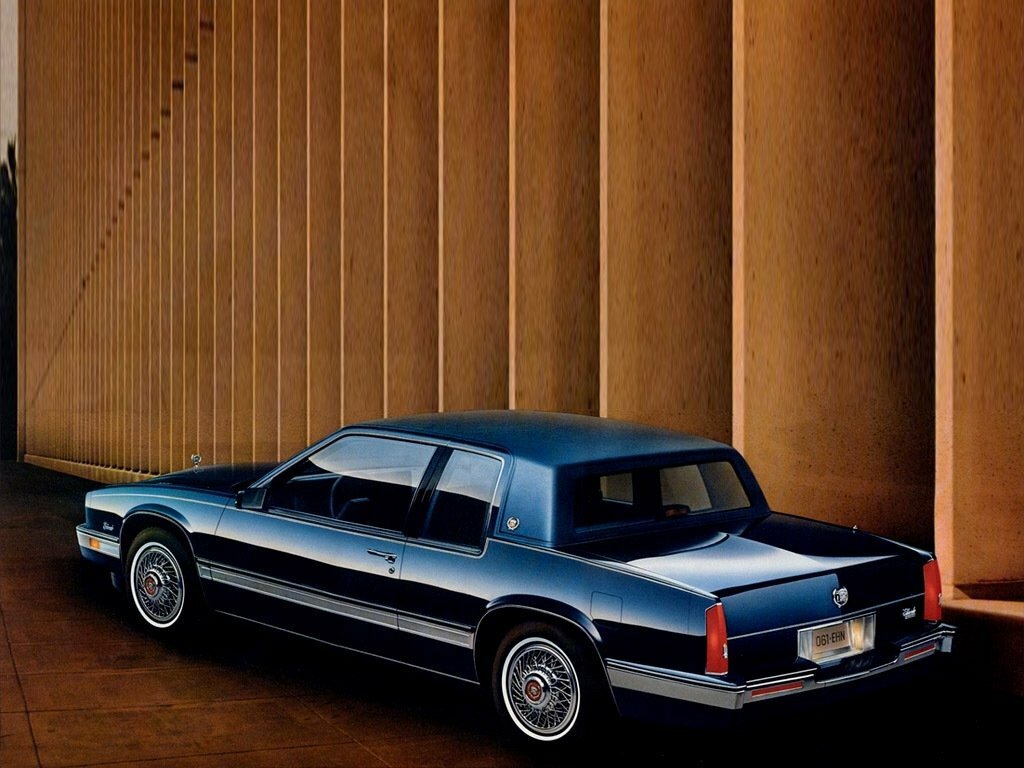 Cadillac Eldorado, IX, 1986–1991, Купе: Вид сзади в три четверти