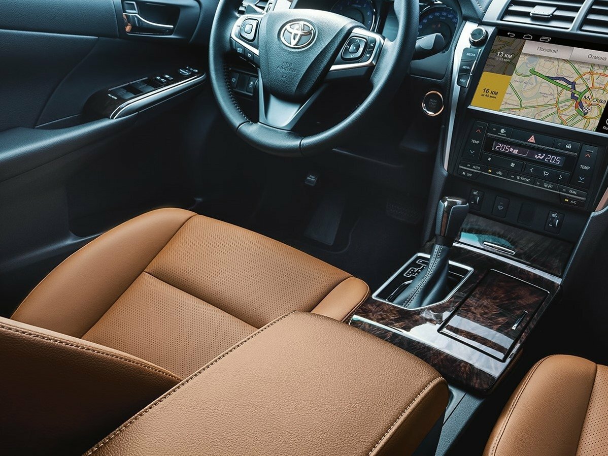 Toyota Camry, VII (XV50) facelift 2, 2017–2018, Sedan: Front cabin