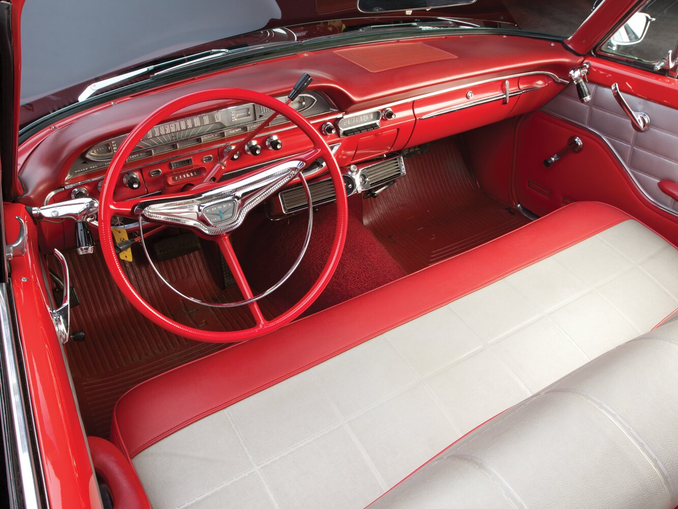 Edsel Ranger, II, 1960–1960, Кабриолет: Передняя часть салона