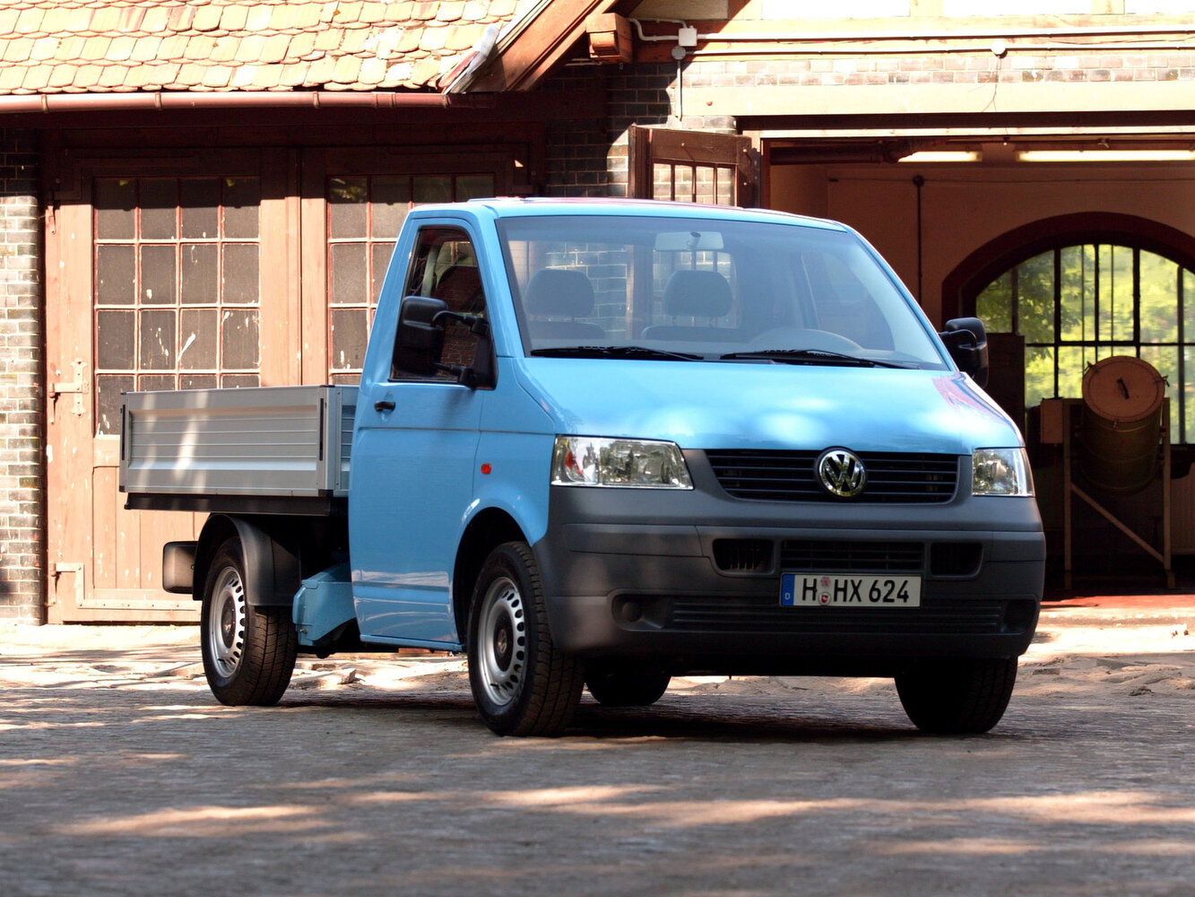 Volkswagen Transporter, T5, 2003–2009, Pickup Одинарная кабина: Side view