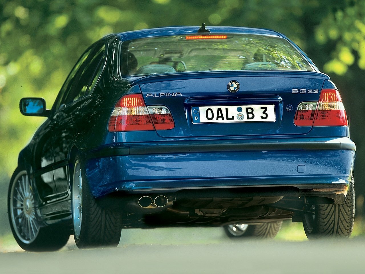 Alpina B3, E46, 1999–2006, Sedan: Rear view