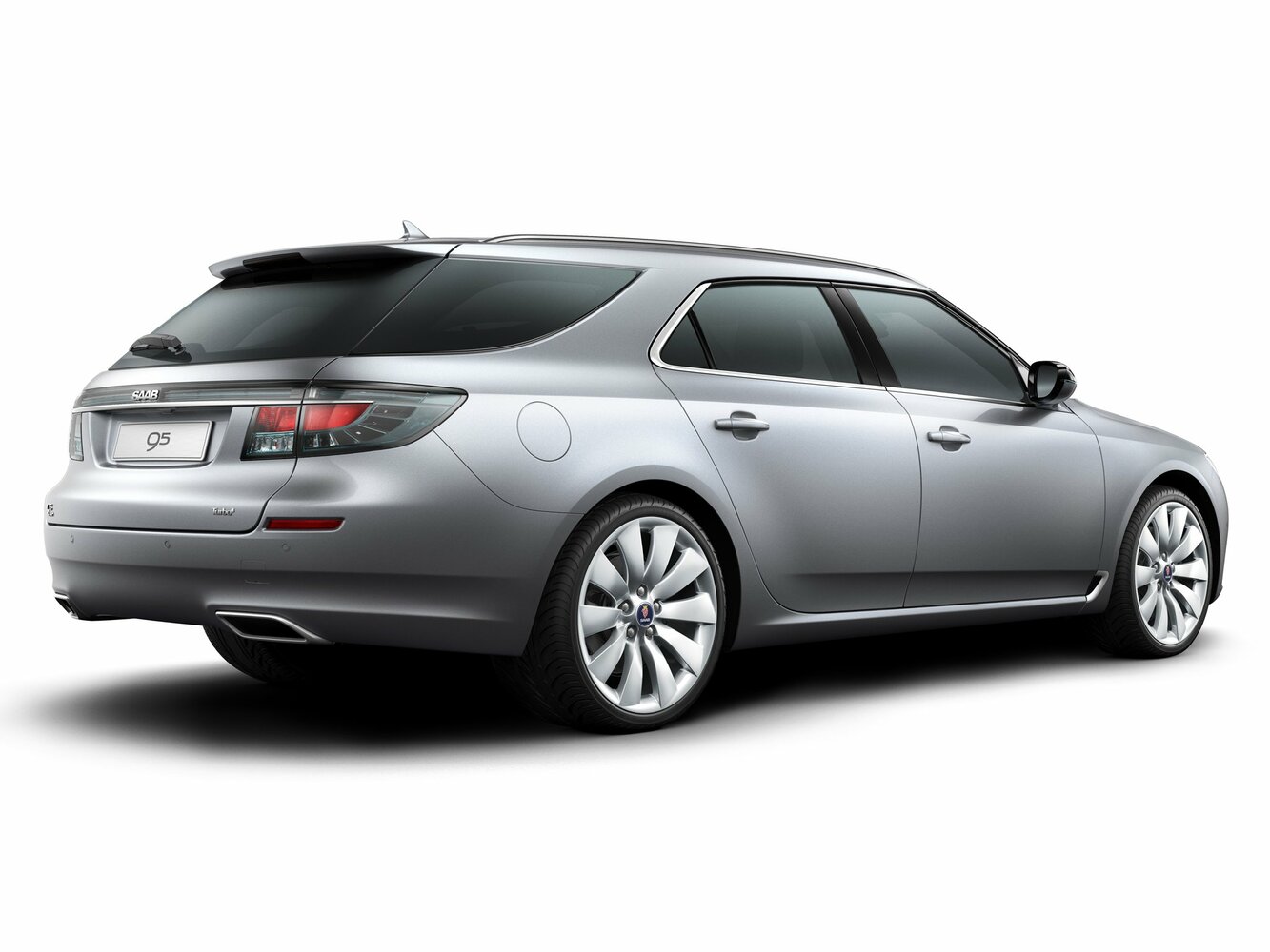 Saab 9-5, II, 2010–2012, Универсал 5 дв. SportCombi: Вид сзади в три четверти
