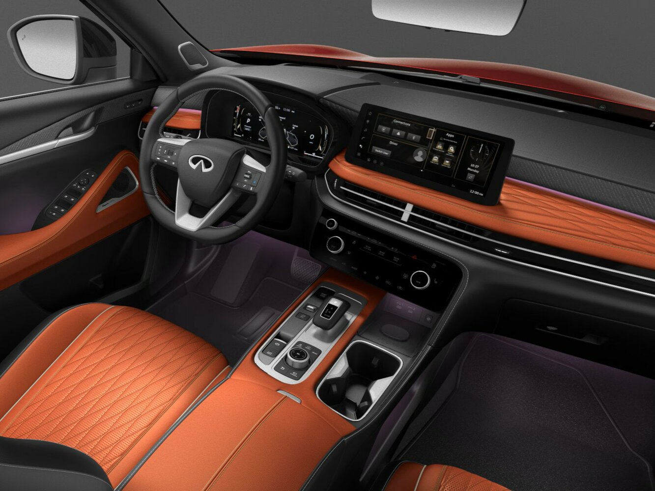 Infiniti QX65, , 2026–2026, Внедорожник 5 дв.: Передняя часть салона