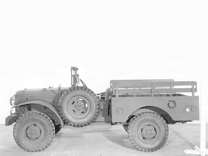 Dodge WC series, T214, 1942–1945, Внедорожник открытый WC-51: Вид сбоку