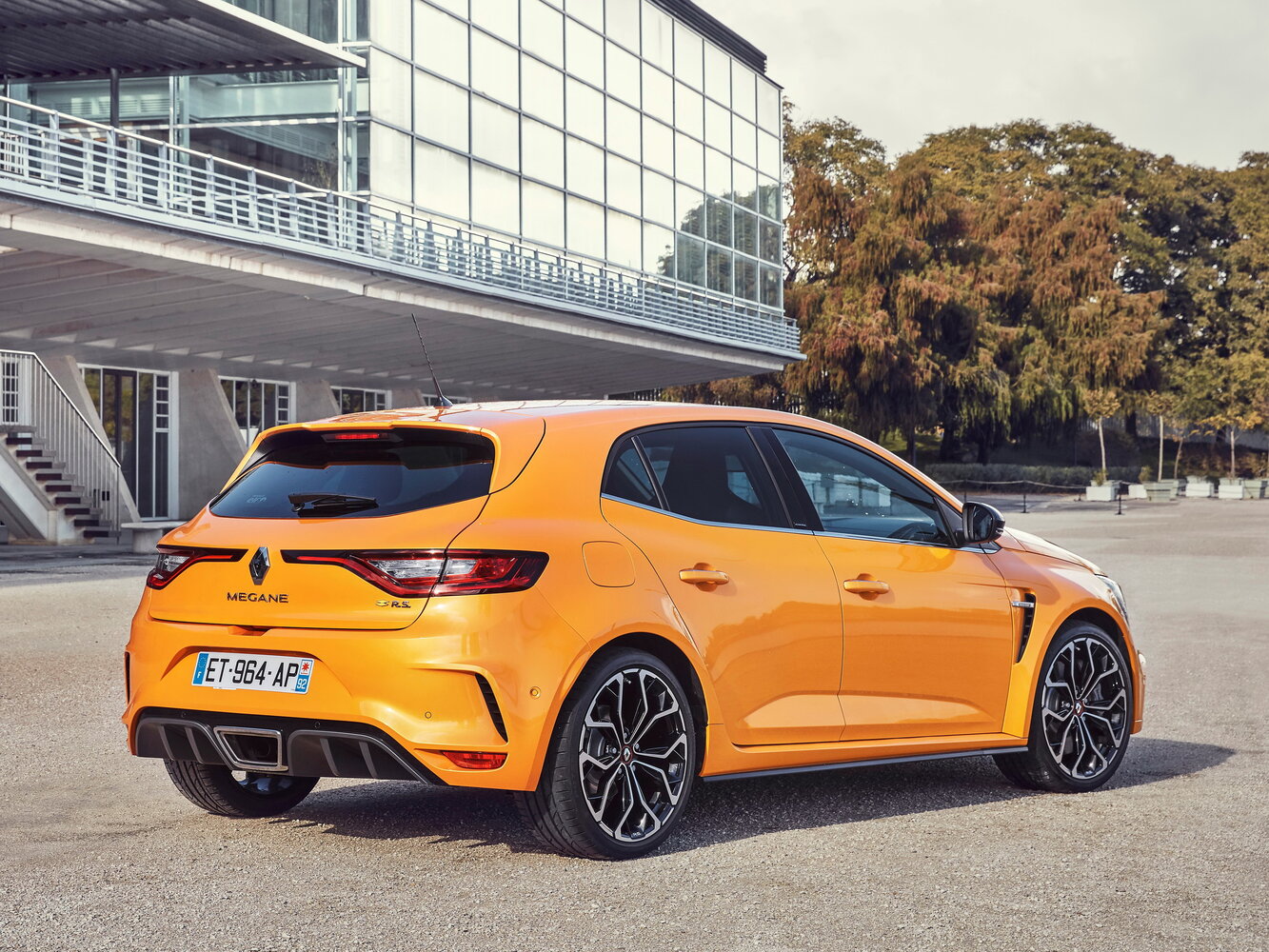 Renault Megane RS, IV, 2018–2023, Хэтчбек 5 дв.: Вид сзади в три четверти