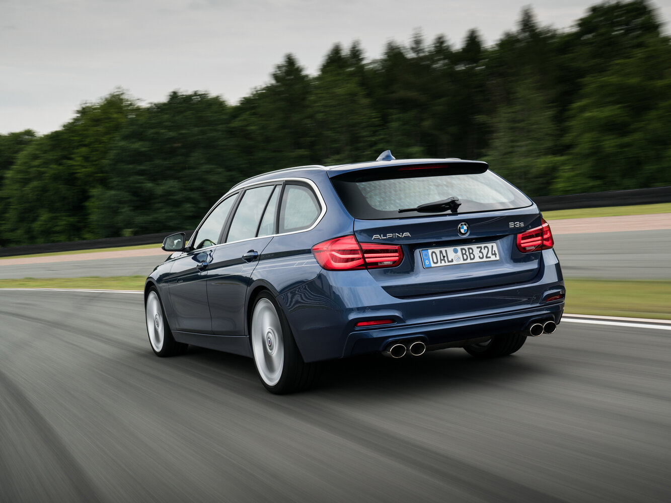 Alpina B3, F30 Рестайлинг, 2017–2019, Универсал 5 дв.: Вид сзади в три четверти