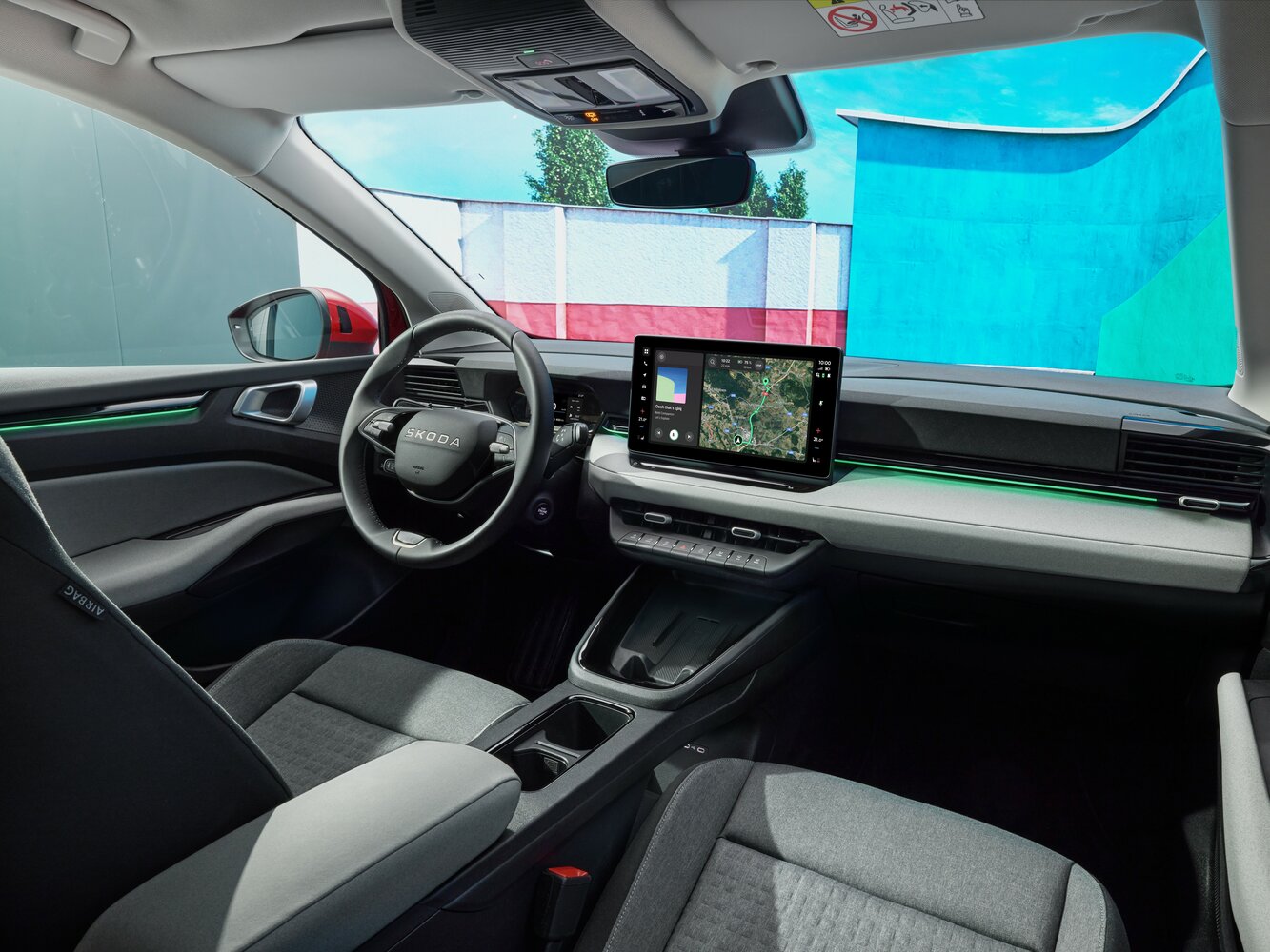 Skoda Epiq, , 2026–2026, Внедорожник 5 дв.: Передняя часть салона