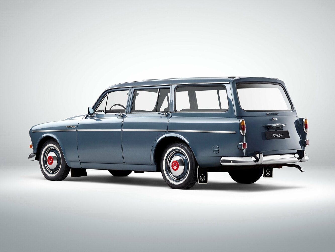 Volvo 120 Series, , 1956–1970, Estate 5 door: Rear three-quarter view