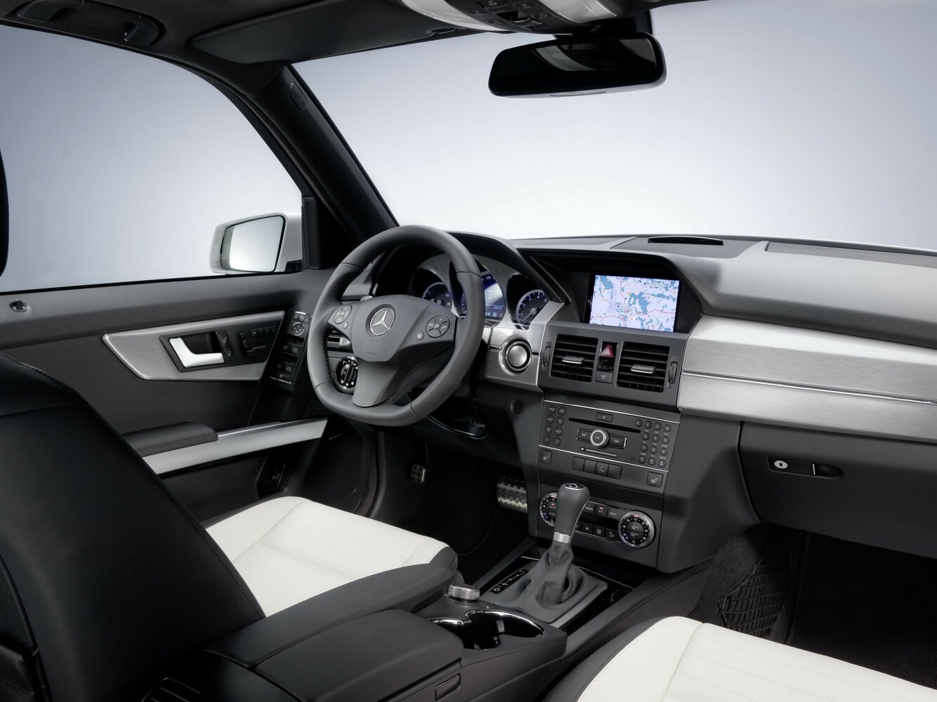 Mercedes-Benz GLK-Класс, I (X204), 2008–2012, Внедорожник 5 дв.: Передняя часть салона