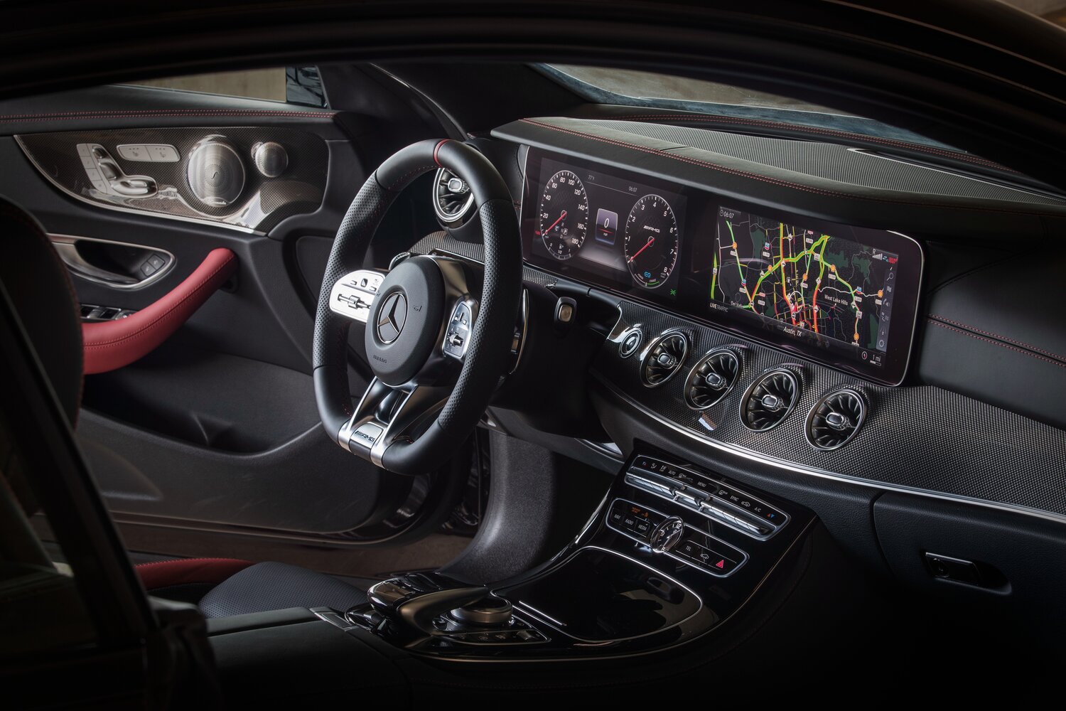 Mercedes-Benz E-Класс AMG, V (W213), 2016–2020, Купе: Передняя часть салона