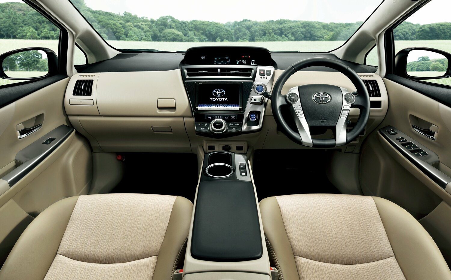 Toyota Prius Alpha, I (ZVW40/41) facelift, 2014–2021, Estate 5 door: Dashboard