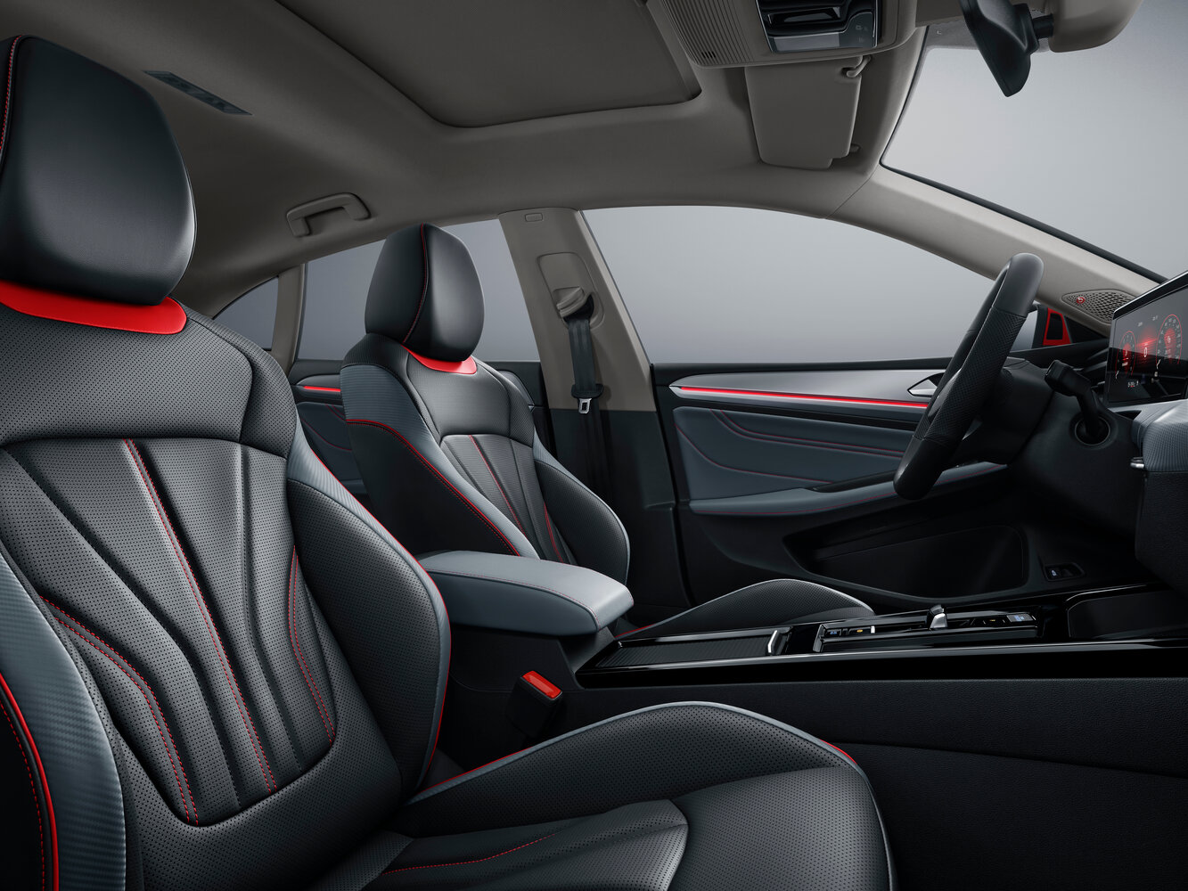 Volkswagen Lamando, II, 2022–2026, Liftback L: Front cabin