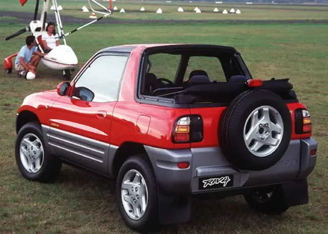 Toyota Rav4, 1 поколение, XA10, рестайлинг, Открытый кузов, Япония, 09.1997 - 04.2000: фото поколения 3