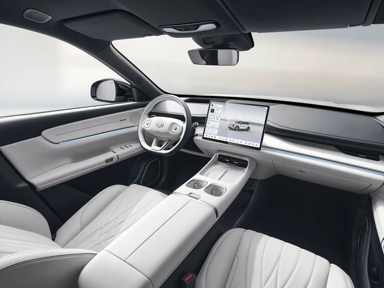 Changan Qiyuan Q07, , 2025–2026, Внедорожник 5 дв.: Передняя часть салона