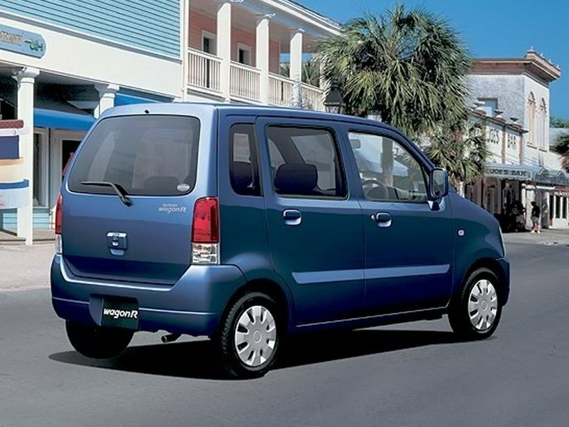 Suzuki Wagon R, II, 1998–2003, Hatchback 5 door: Rear three-quarter view
