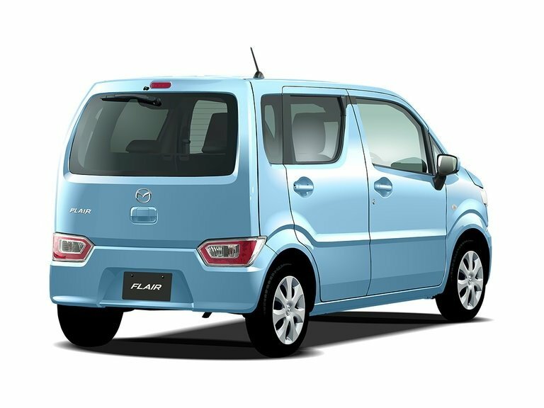 Mazda Flair, II, 2017–2022, Микровэн: Rear three-quarter view