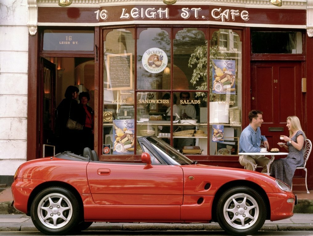 Suzuki Cappuccino, , 1990–1997, Родстер: Side view