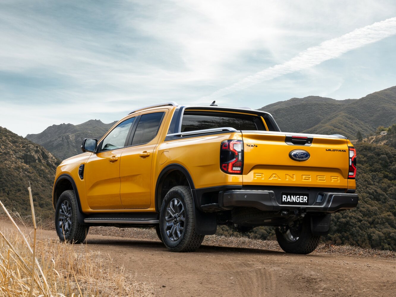 Ford Ranger, T6.2, 2022–2026, Пикап Двойная кабина Double Cab: Вид сзади в три четверти