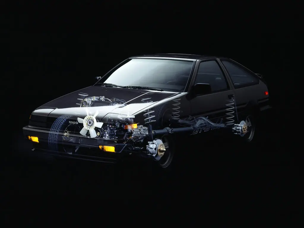 Toyota Corolla, 5 поколение, E80, Хэтчбек 3 дв., США, 05.1983 - 07.1987: фото поколения 15
