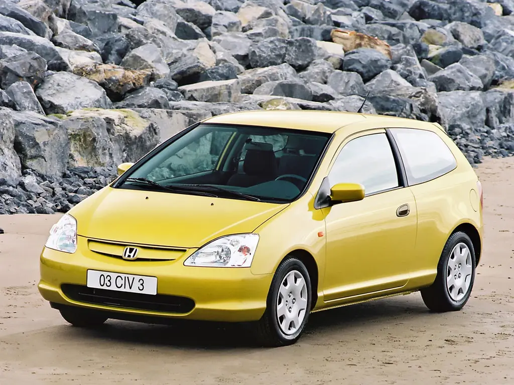 Honda Civic, 7 поколение, EP, Хэтчбек 3 дв., Европа, 01.2001 - 08.2003: фото поколения 5