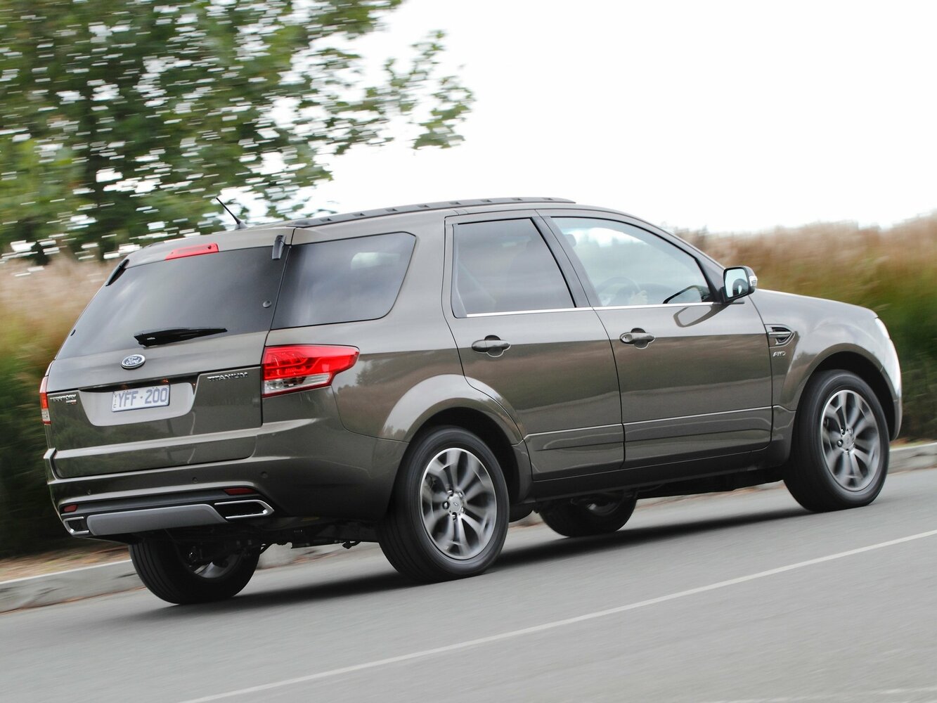 Ford Territory, SZ, 2011–2014, Внедорожник 5 дв.: Вид сзади в три четверти