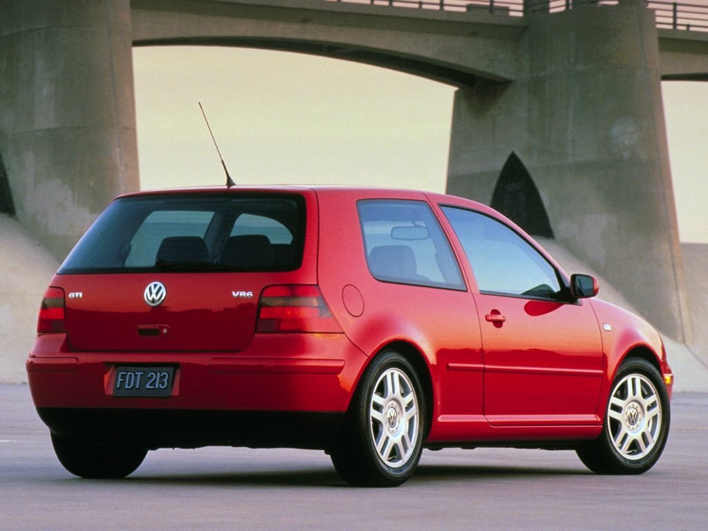 Volkswagen Golf GTI, IV, 1998–2005, Хэтчбек 3 дв.: Вид сзади в три четверти