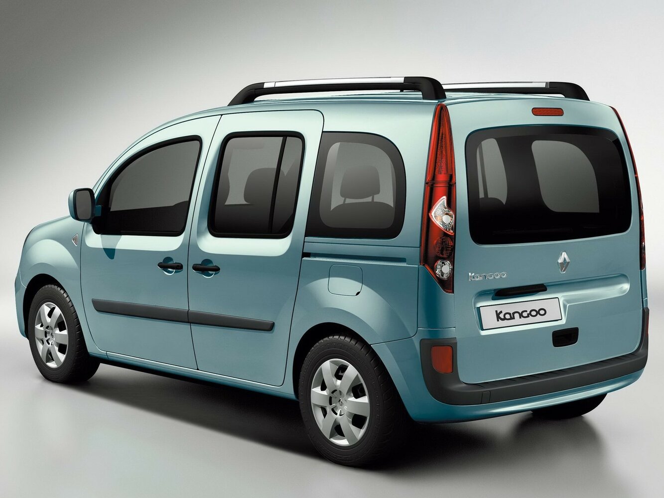 Renault Kangoo, II, 2007–2013, Компактвэн: Вид сзади в три четверти