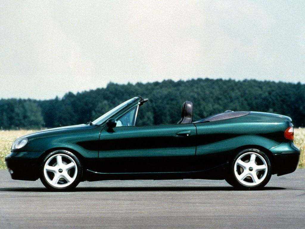 Daewoo Lanos, , 1997–2008, Кабриолет: Вид сбоку