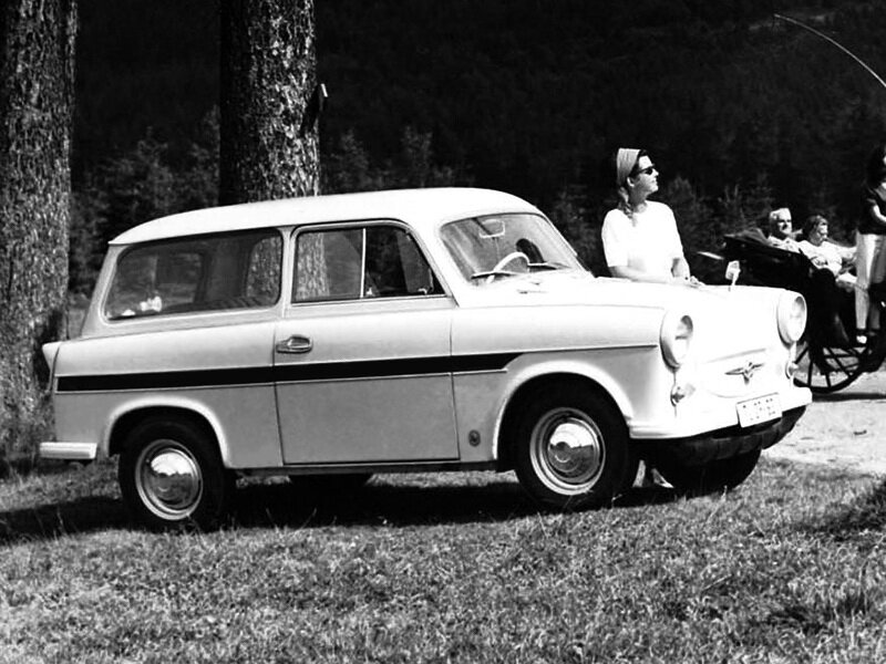 Trabant 600, , 1962–1964, Универсал 3 дв.: Вид сбоку
