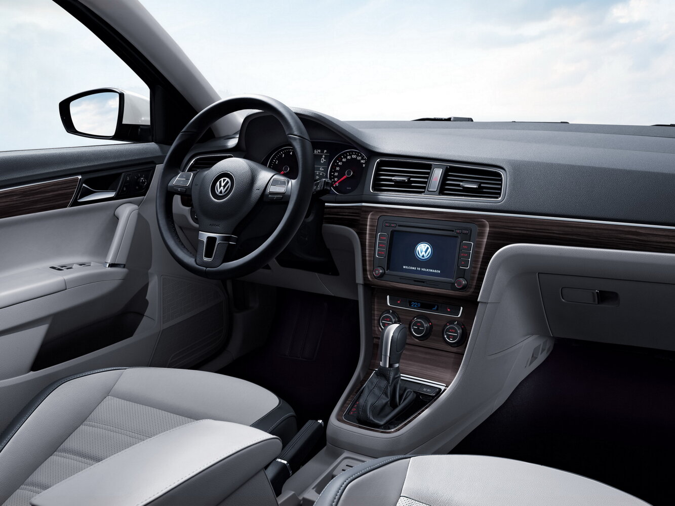 Volkswagen Lavida, I, 2008–2015, Универсал 5 дв.: Передняя часть салона
