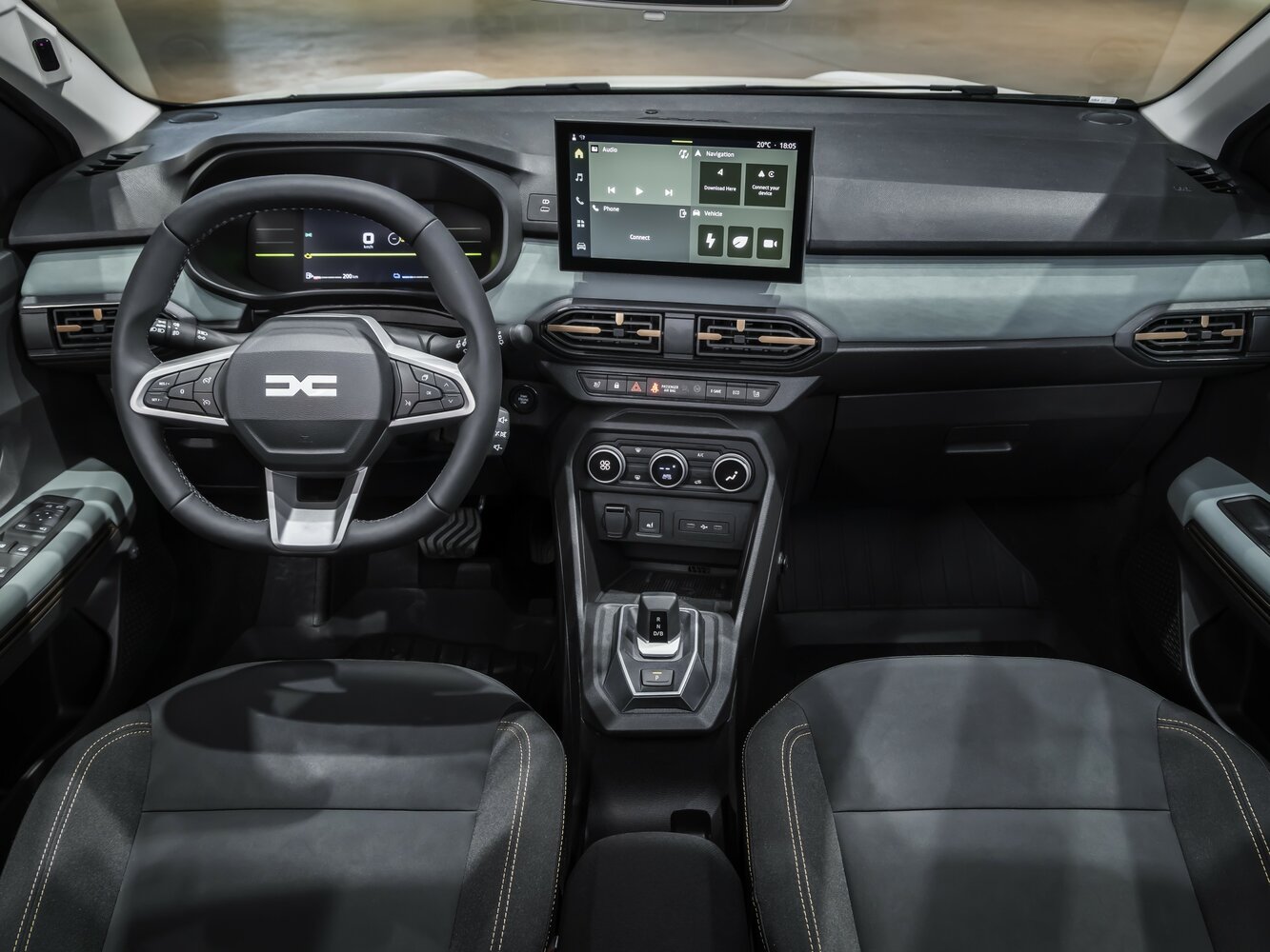 Dacia Jogger, I Рестайлинг 2, 2025–2026, Универсал 5 дв.: Передняя панель