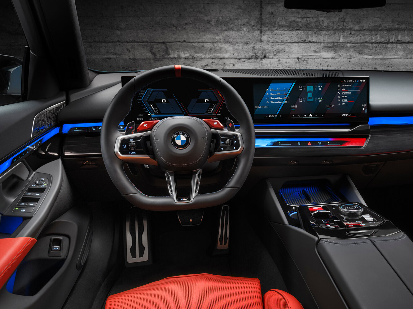 BMW M5, VII (G90), 2024–2026, Универсал 5 дв. Touring: Передняя часть салона