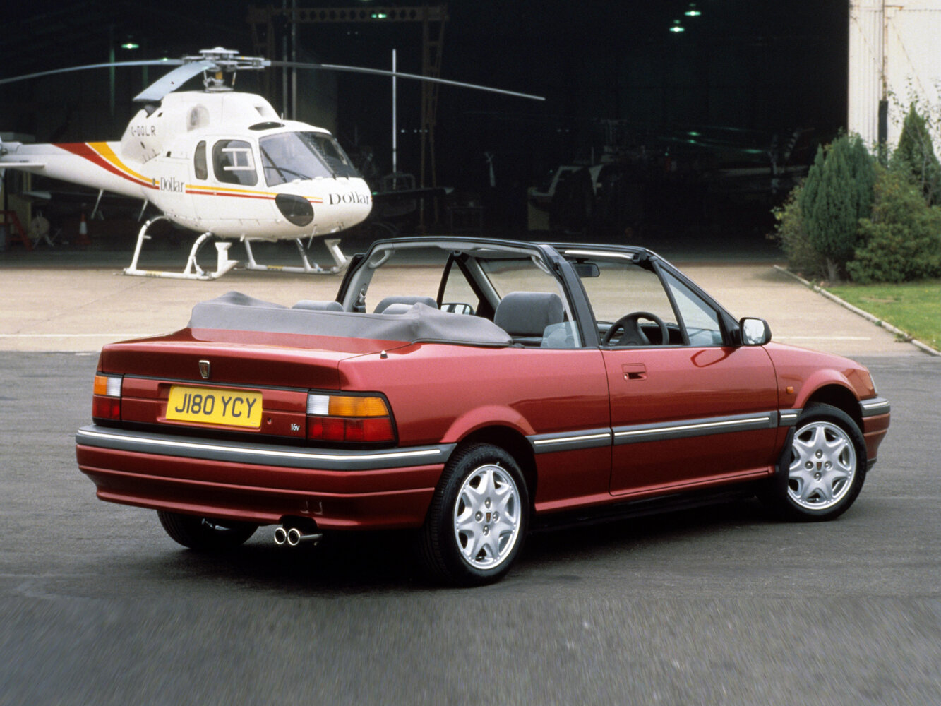 Rover 200, II (R8), 1989–1992, Кабриолет: Вид сзади в три четверти