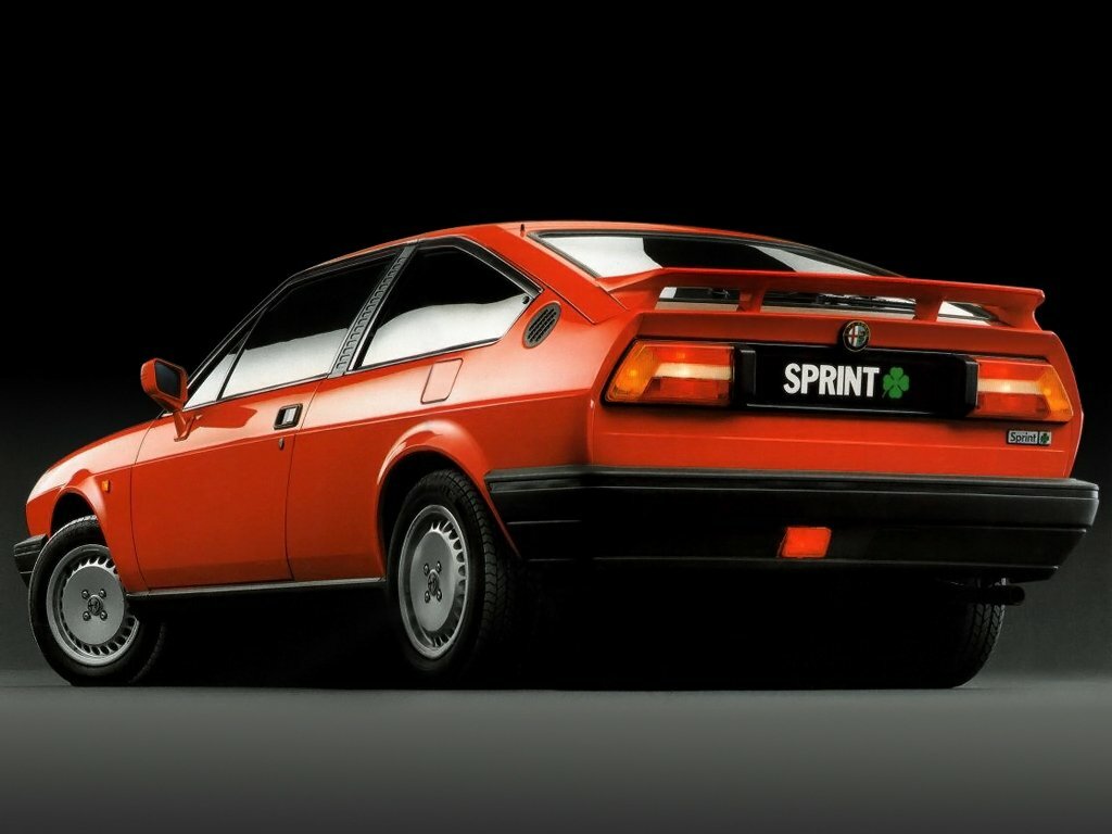 Alfa Romeo Sprint, , 1983–1989, Хэтчбек 3 дв.: Вид сзади в три четверти