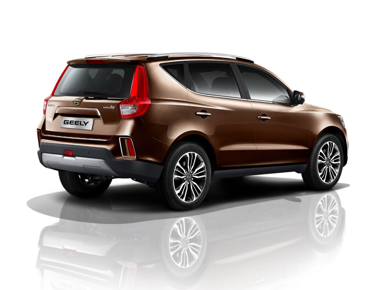 Geely Emgrand X7, I Рестайлинг 2, 2018–2021, Внедорожник 5 дв.: Вид сзади в три четверти