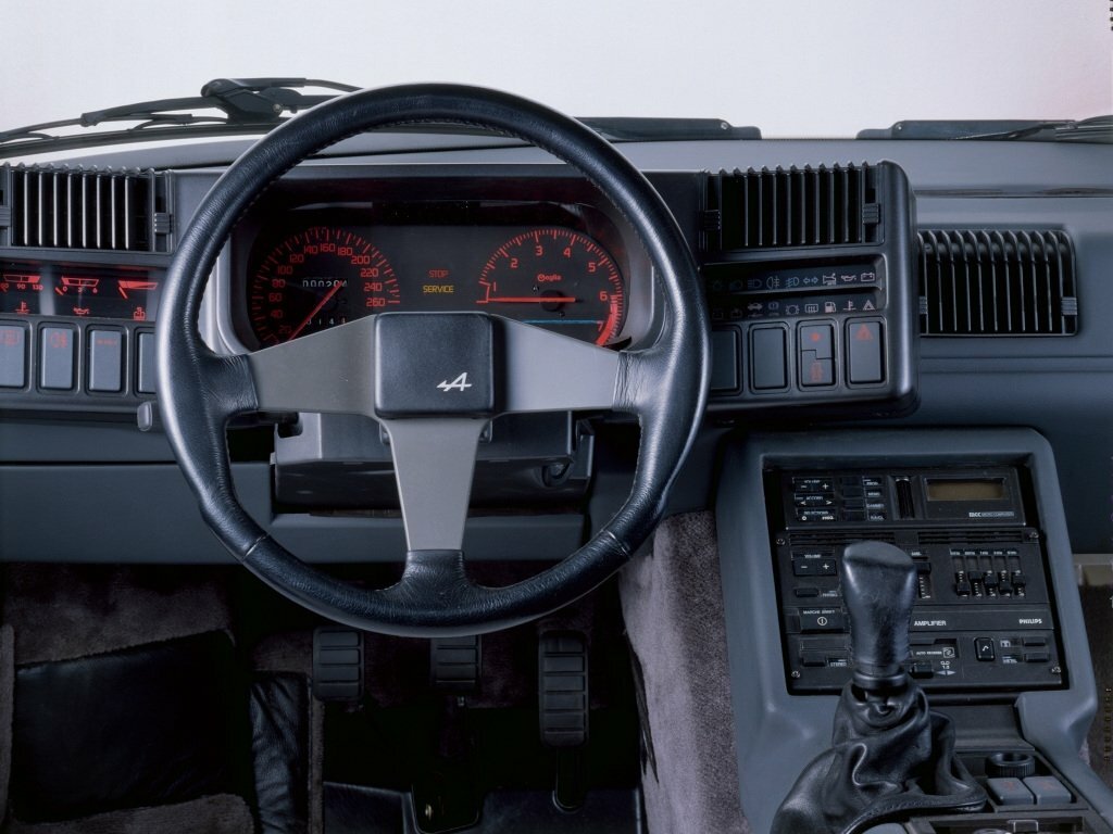 Alpine GTA, , 1985–1990, Купе: Передняя панель