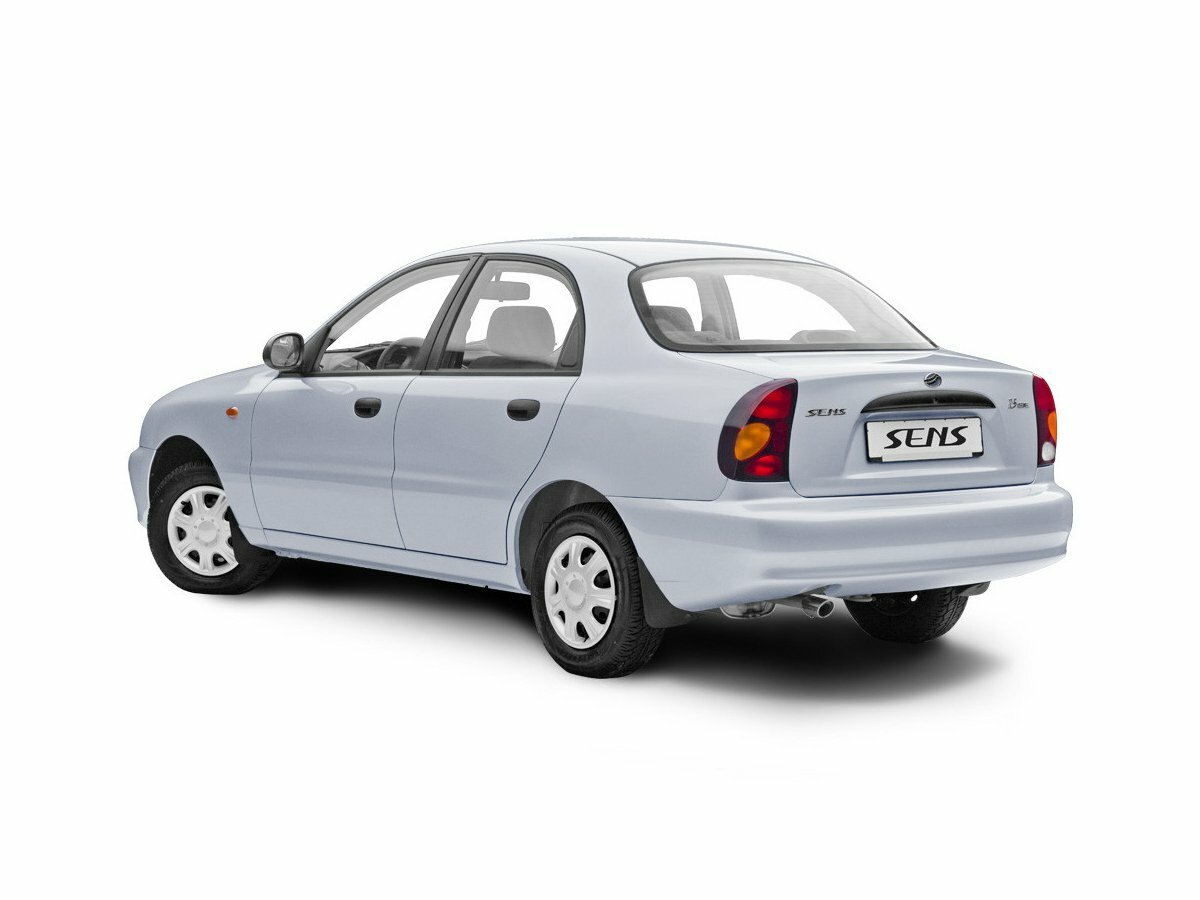 ЗАЗ Sens, , 2004–2017, Sedan: Rear three-quarter view