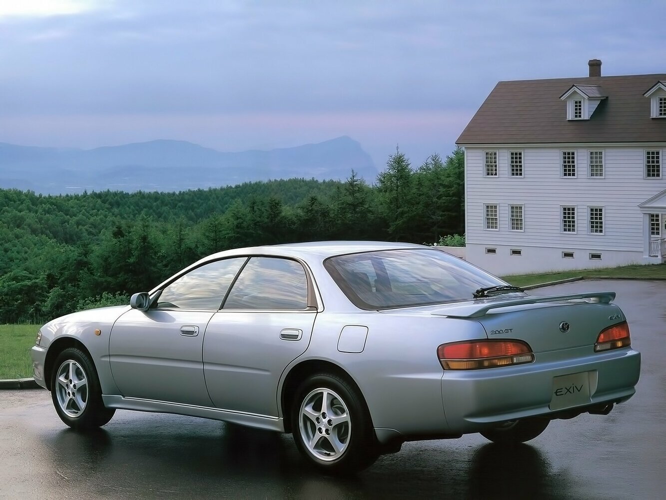 Toyota Corona EXiV, II (ST200), 1993–1998, Sedan-хардтоп: Rear three-quarter view
