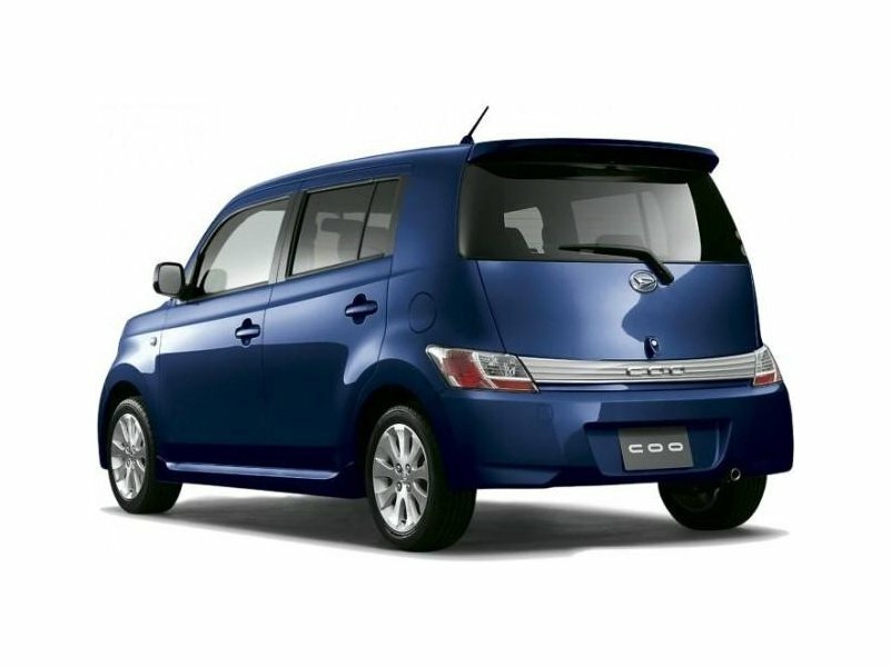 Daihatsu Coo, , 2006–2013, Микровэн: Вид сзади в три четверти